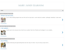 Tablet Screenshot of maryjanestearoom.com